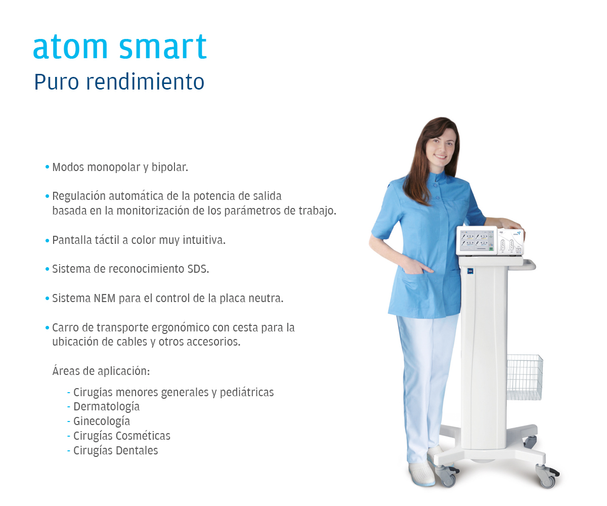 Ficha Electrobisturí Atom Smart Emed