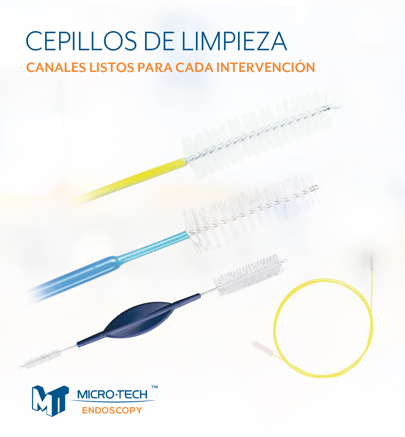 Cepillo de limpieza para Endoscopia - Mednova - Expertos en Equipo Médico