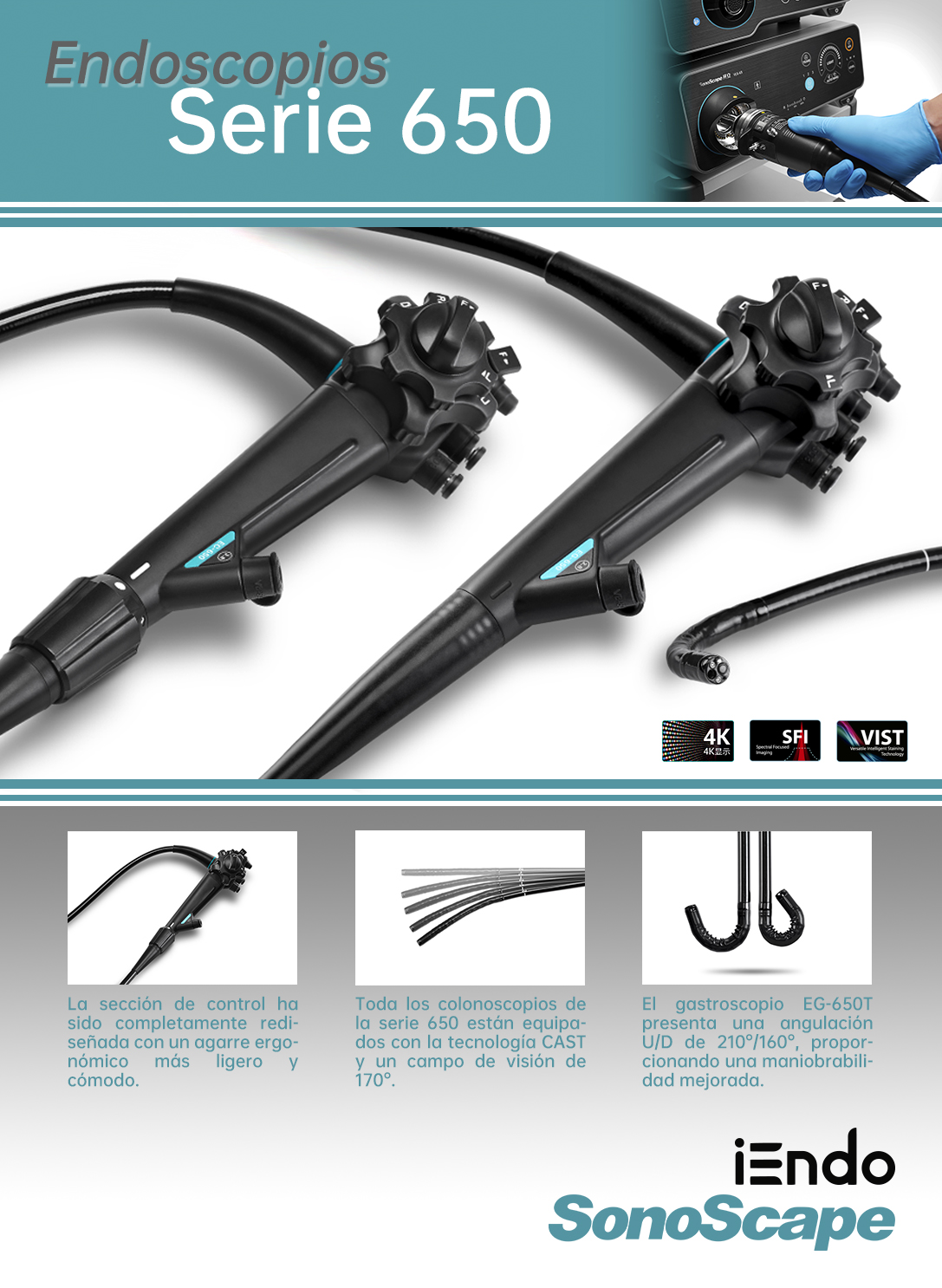 Ficha Endoscopios Serie 650